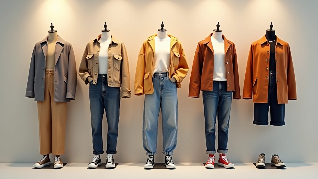 Mevsimsel sokak stili kombinasyonları, yaz kış sonbahar kıyafetleri görülüyor